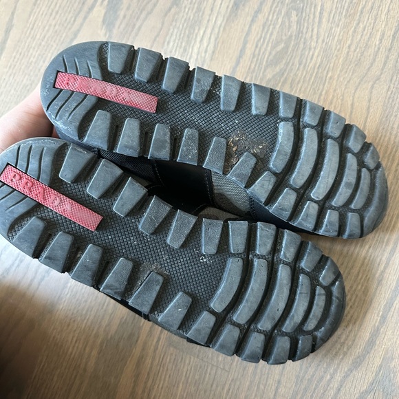 Prada Camoflauge Lace Up Sneakers Black Grunge Size EU 40 - Picture 5 of 6